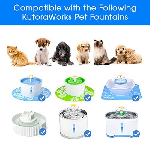 Forever Speed ​​Pompe à Eau pour Animaux de Compagnie : Pompe Basse Consommation et Super Silencieuse pour Fontaine pour