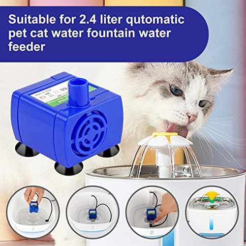 Forever Speed ​​Pompe à Eau pour Animaux de Compagnie : Pompe Basse Consommation et Super Silencieuse pour Fontaine pour