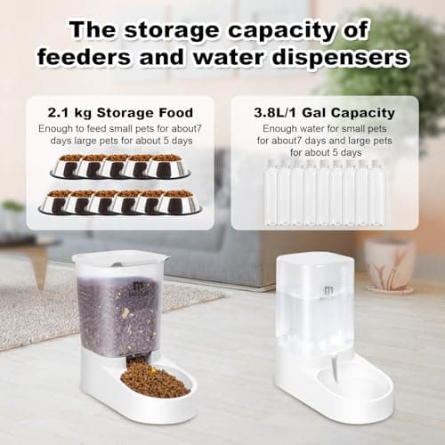 Alimenteur et abreuvoir automatique Marchul 3,8 L avec distributeur d'eau