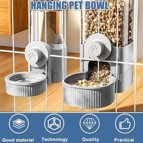Distributeur automatique de nourriture pour chat - Fonction gravité - Économique et pratique - Pour animaux de compagnie