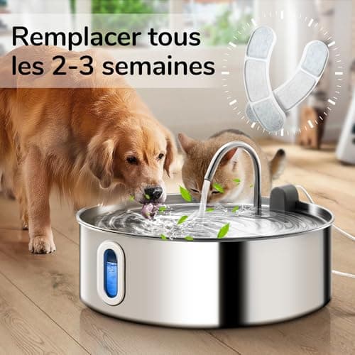 FUKUMARU Filtrateurs pour Fontaine Chat 12 Piès Compatibles Fontaine Chien 7L FUKUMARU | Haut Filtration | Convient aux