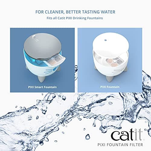 Cat it Pixi | Eau ajoutée pour chats | Blanc | Pour chats | Boisson apaisante | 6 unités | Lot de 6