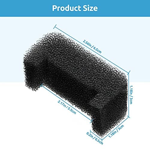 Filtre en Mousse De Remplacement Carbone pour Fontaine À Eau Chats et Chiens, 4 Pièces, Améliore la Qualité de l'Eau pou