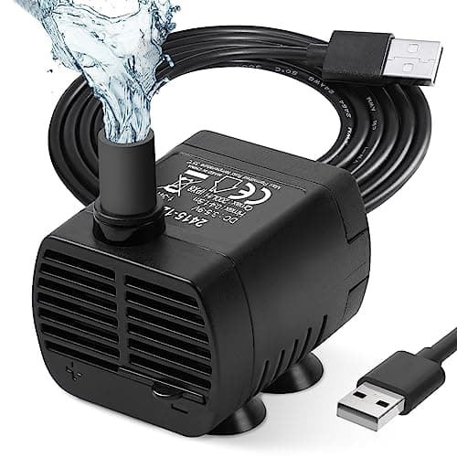 Pompe Eau Flintronic Aquarium Ajustable 200L/H 3W Ultra-Silencieux Pompe Catit Étang Fish Tank Fontaine Réservoir Poisso