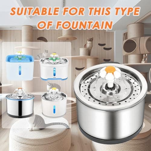 Filtres de remplissage pour fontaine à eau chat 2L-|5L avec charbon actif