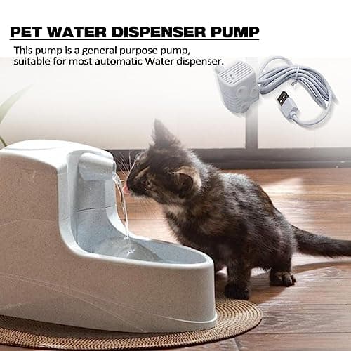 Sloane Rechange pour Fontaine À Eau pour Chat | Faible Consommation | Ultra-Silencieux