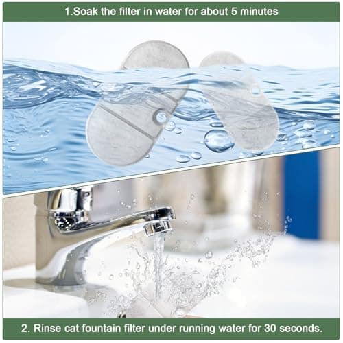 Fontaine à Eau Chat Petlibro PLWF002 2,1 L Quadruple Filtration 12 Éponges Pré-filtrées