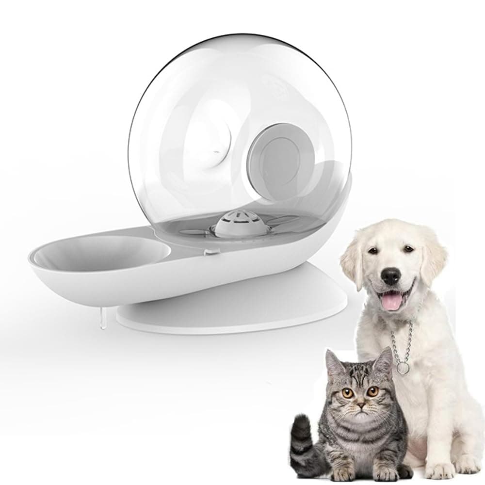 Distributeur d'eau automatique Gris 2,8 l pour animaux