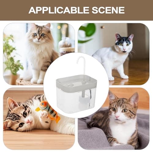 Fontaine Automatique d'Eau pour Chiens et Chats | Distributeur Silencieux 1,5L - Accessoire d'Hydratation pour Animaux d