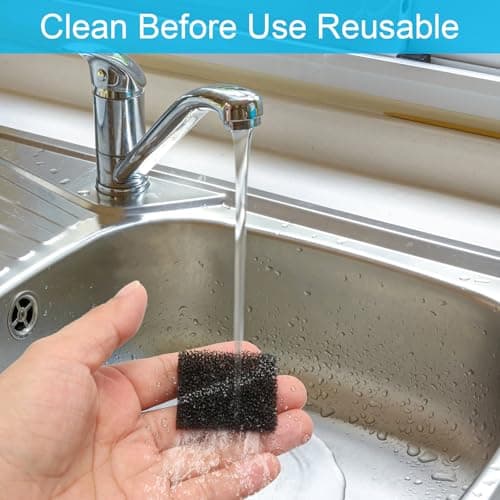 Filtres de rechange pour fontaine à eau chats chiens 30 pièces 35x25x9mm noir