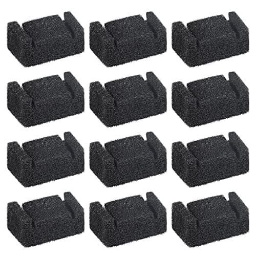Filtres en mousse de rechange 12 pièces pour fontaine à eau pour chat et distributeur automatique d'eau potable 2,5 l