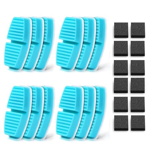 GIOTOHUN Filtre à Eau pour Chat sans Fil - 12 Filtres + 12 Mousse Filtrants - Purification Multiple Réduisant les Impure