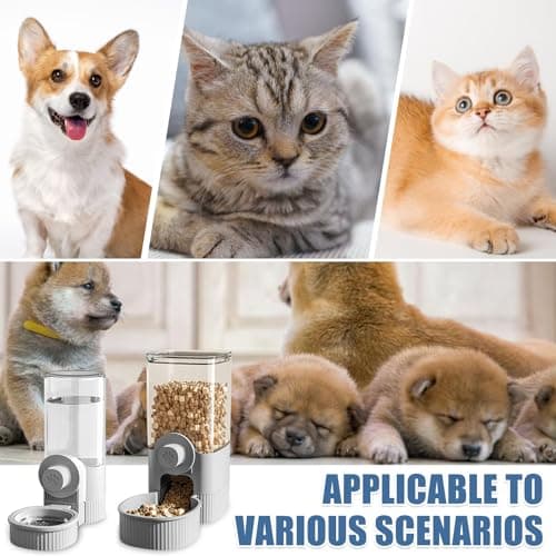 Distributeur automatique de nourriture pour chat - Fonction gravité - Économique et pratique - Pour animaux de compagnie