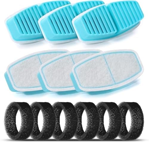 BEMOONY Fontaine à Eau pour Chat(H7) - Filtration Multi-Filtration Carbone + Éponges, Adoucissement de l'Eau, Filtration