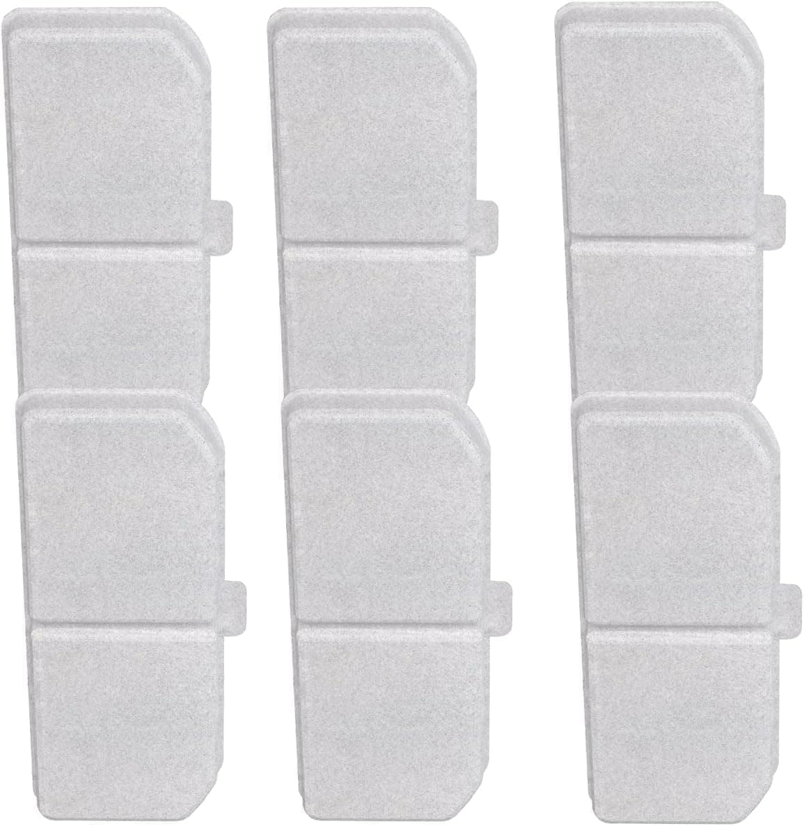 SINZUX Filtration de Fontaine à Eau pour Chat, 6PCS Filtrer Résine échangeuse d'ions et Charbon Actif SINZUX, Convient a