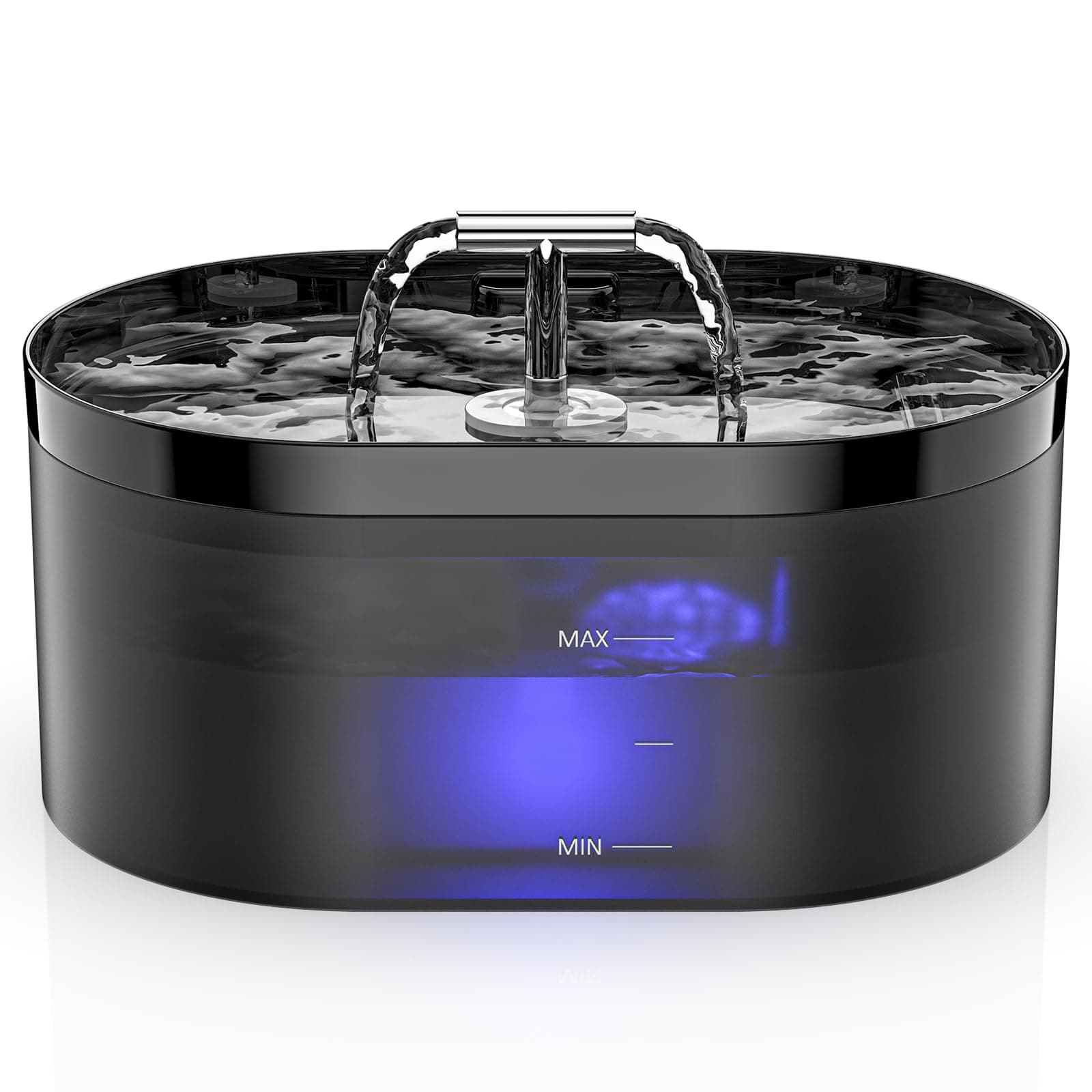 Fontaine à Eau Automatique Super Silencieuse pour Chats - 2,2L - Distributeur d'Eau pour Animaux de Compagnie