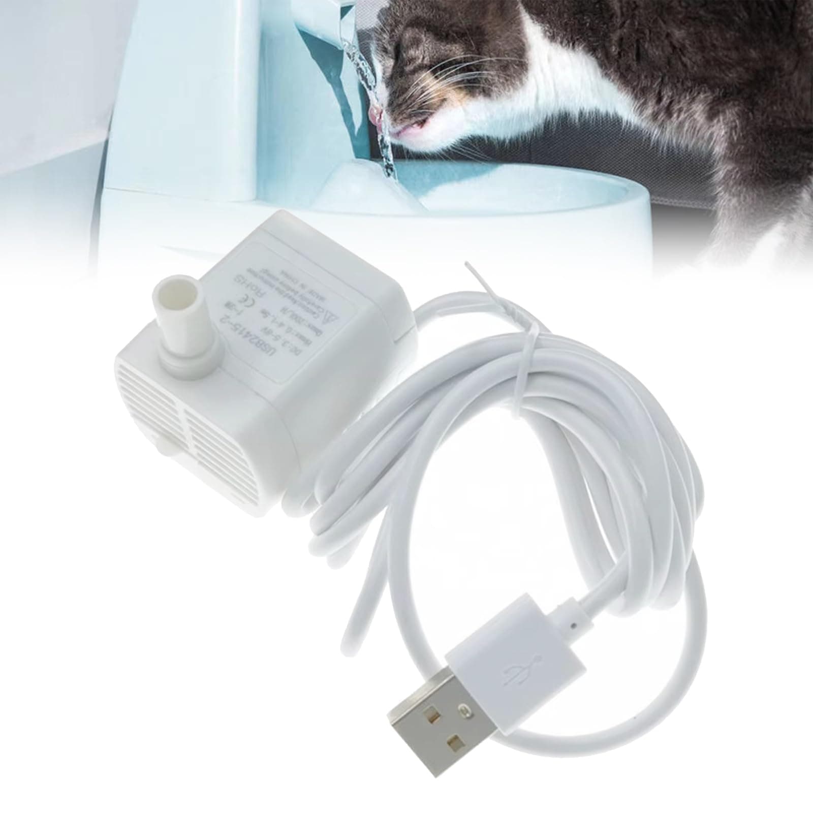 Mini Pompe À Eau Submersible USB Pour Aquarium et Hydroponique, Petite Pompe De Fontaine Pour Animaux Compagnie, Pompe À