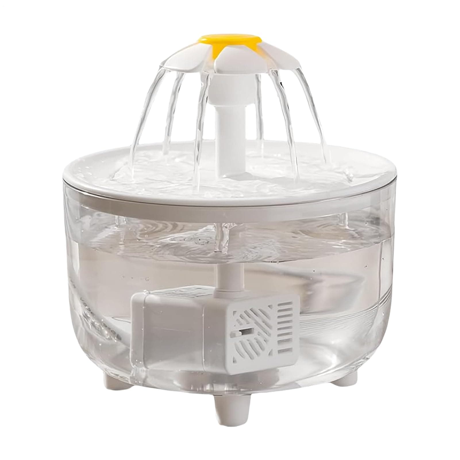 Fontaine à eau automatique pour chat - Distributeur de fleurons sans fil 958,2 g, fonctionne à piles | Ultra silencieuse
