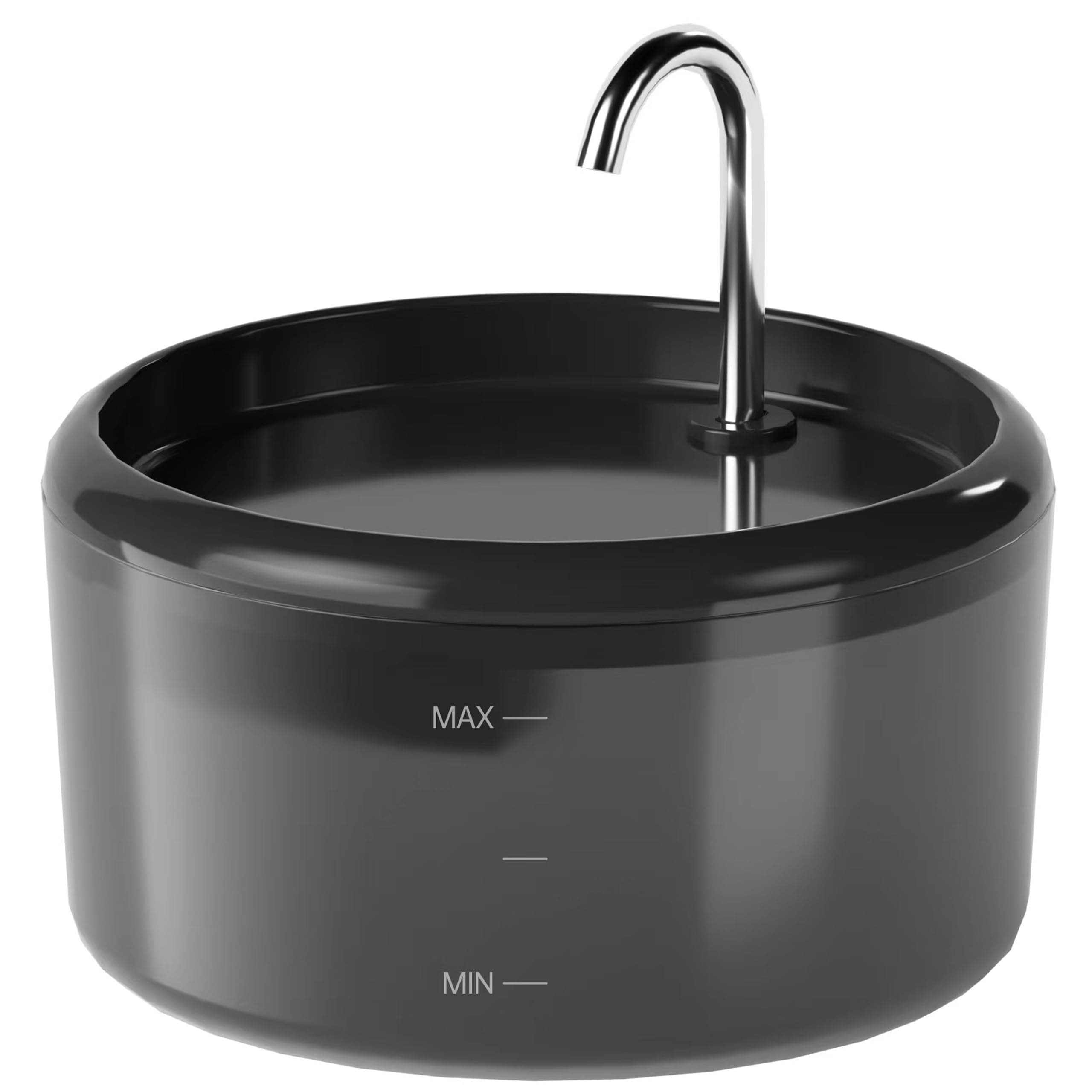 Fontaine à Eau Automatique pour Chat et Petit Chien Silencieuse - 2,4L Robinet Connecté avec LED - Distributeur Électriq